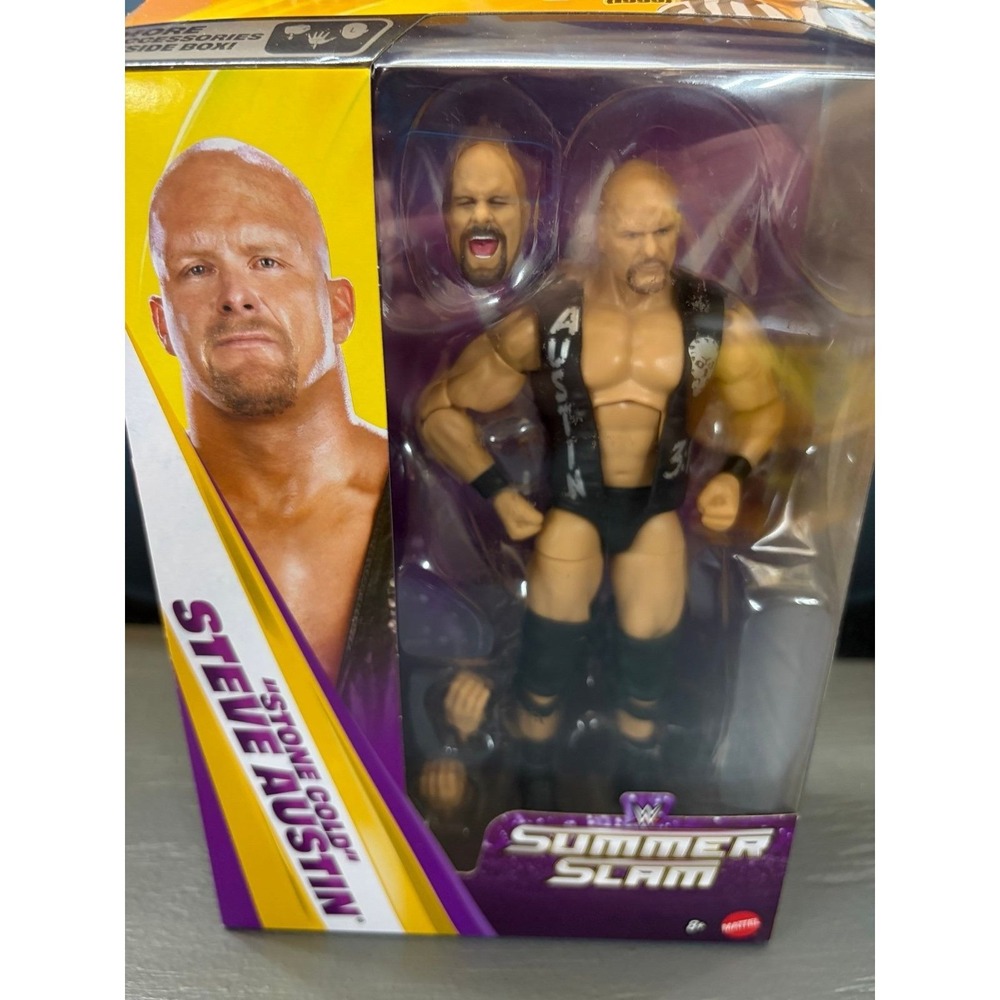 WWE Elite - Steve Austin "Stone Cold" (Summer Slam) (Jesse Ventura)